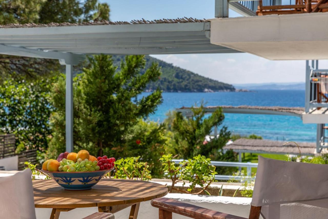 Milia Beach Apartments Paralia Milia Exteriör bild