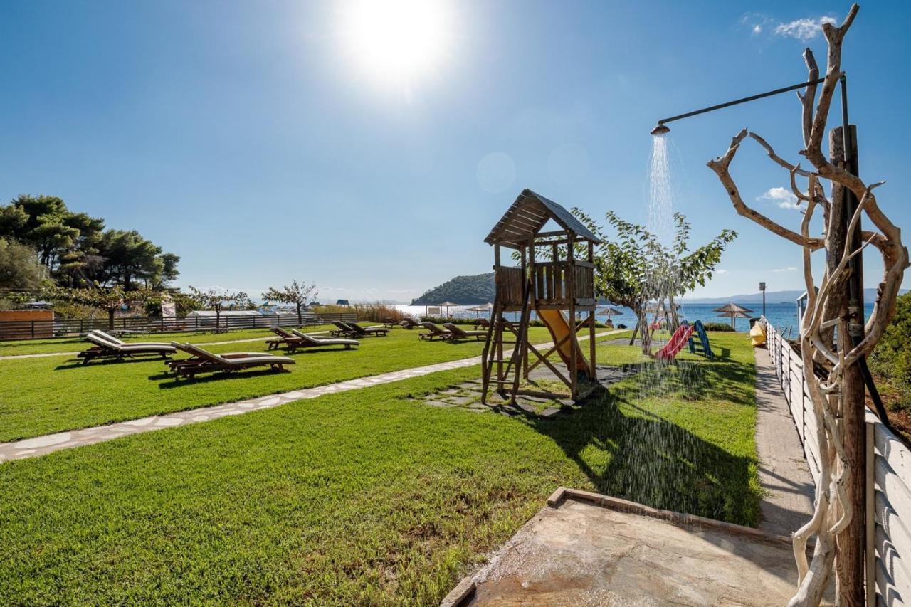 Milia Beach Apartments Paralia Milia Exteriör bild