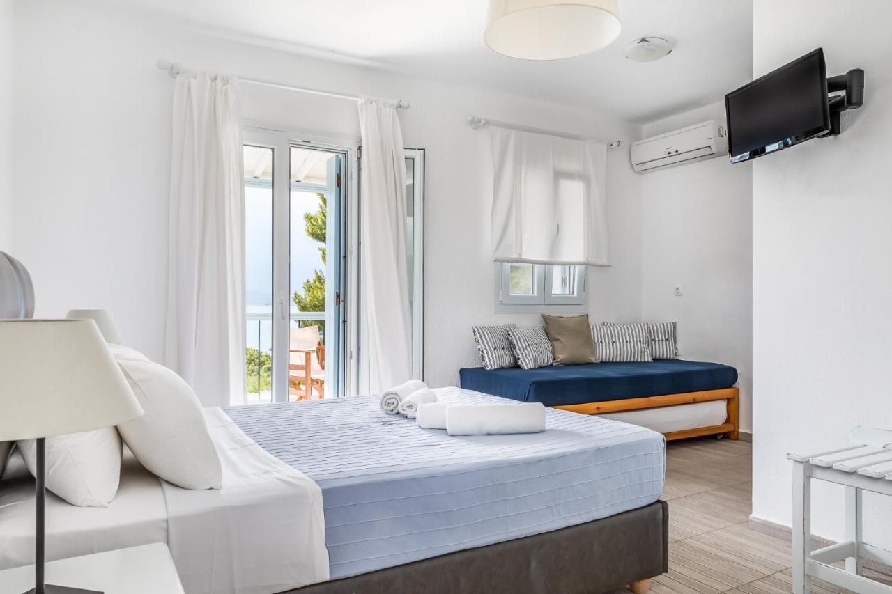 Milia Beach Apartments Paralia Milia Exteriör bild