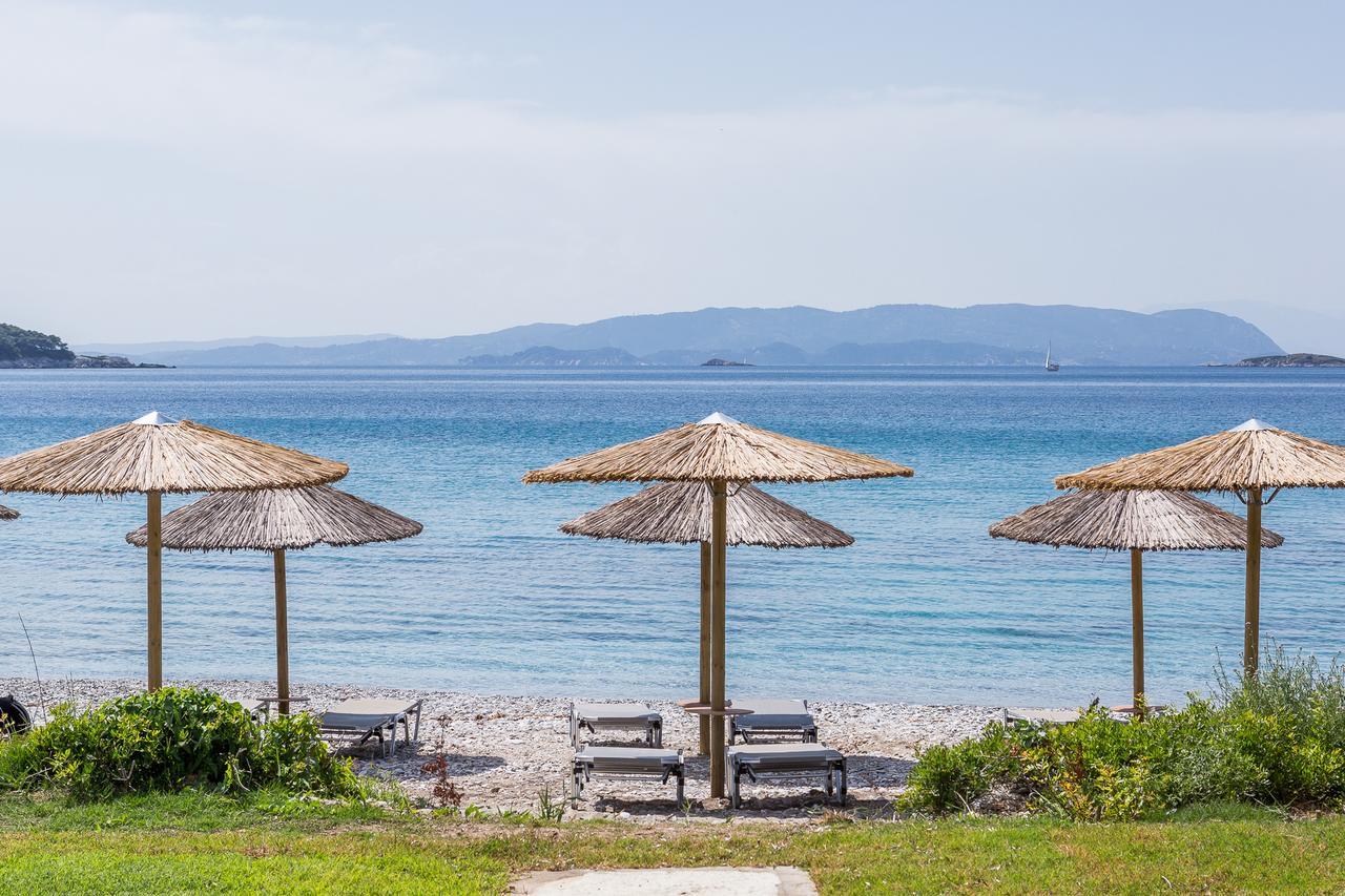 Milia Beach Apartments Paralia Milia Exteriör bild